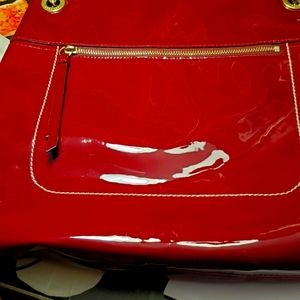 Coach Red Patton leather hobo type bag
